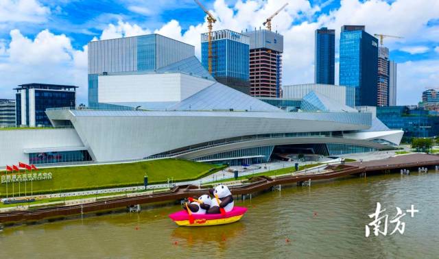 广州白鹅潭大湾区艺术中心 。南方+拍客 陆建生 摄