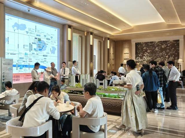 保利辰园·湖境现假期访客众多 受访者 供图